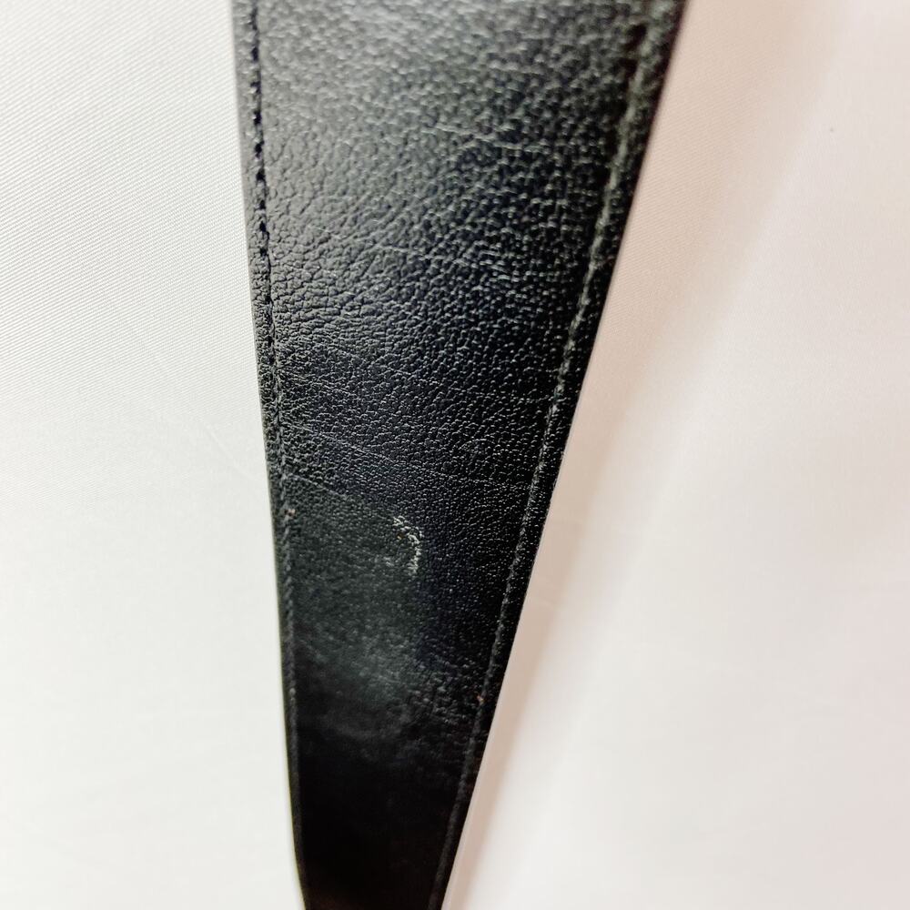 MICHAEL Michael Kors Black Leather Belt Size Large - Picture 13 of 14